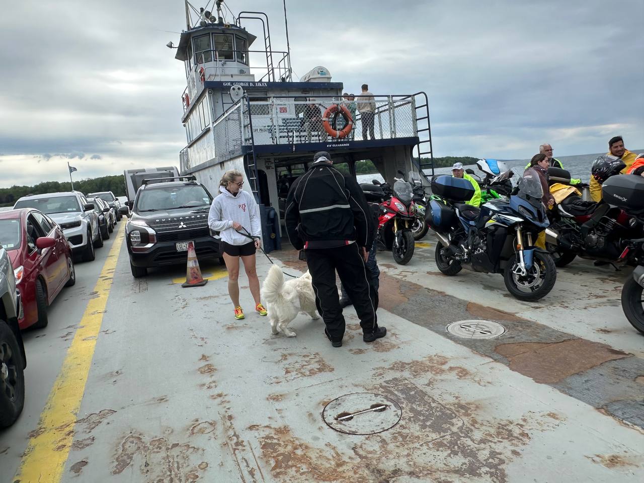 Lake Champlain ferry crossing