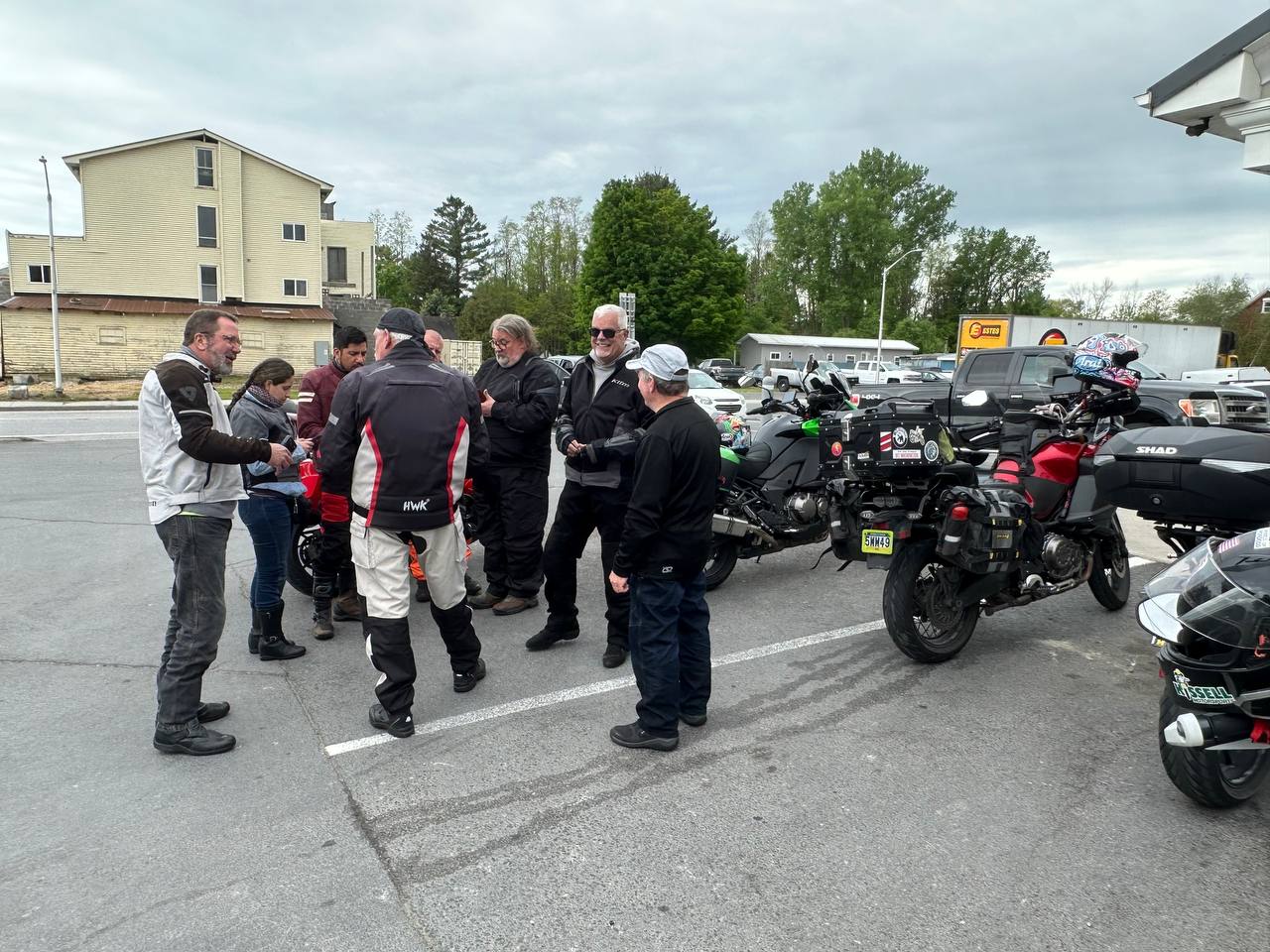 Group stop in Lake Placid, NY